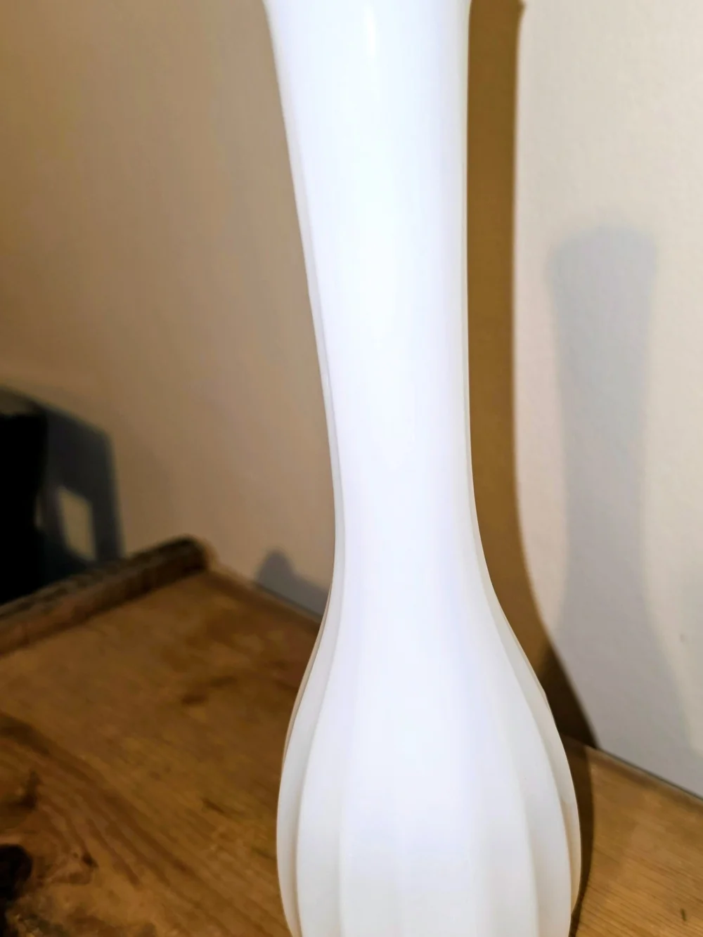 White Decorative Vase - Unbranded Modern Ceramic Accent